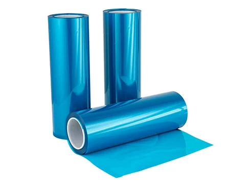 blue polyester pet film